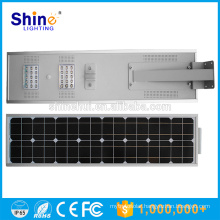 5 years warranty china supplier 30W IP65 all in one led solar street light lithium battery with CE ROHS approved